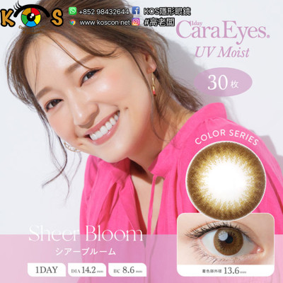 1day CaraEyes ColorSeries SheerBloom ワンデーキャラアイ UVモイスト カラーシリーズ シアーブルーム 1day CaraEyes ColorSeries SheerBloom ワンデーキャラアイ UVモイスト カラーシリーズ シアーブルーム